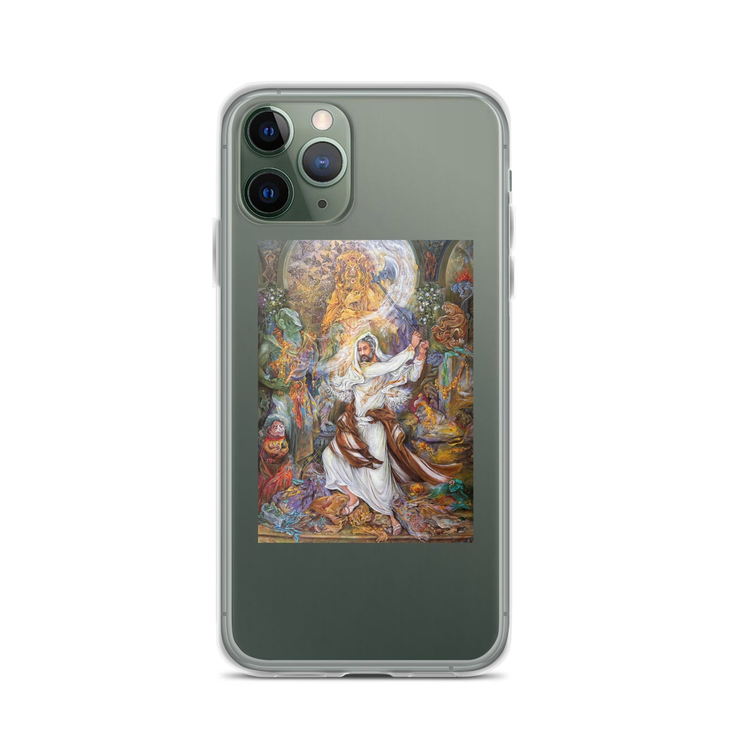 Abraham's iconoclastic Persian Painting iPhone Case | Rangi