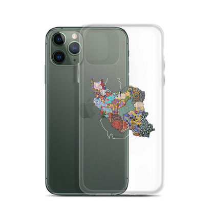 Iran Map iPhone Case | Rangi