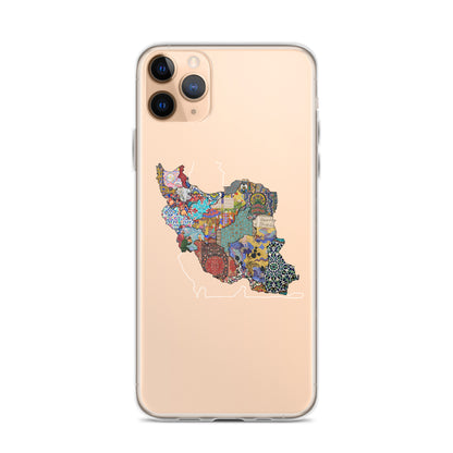 Iran Map iPhone Case | Rangi