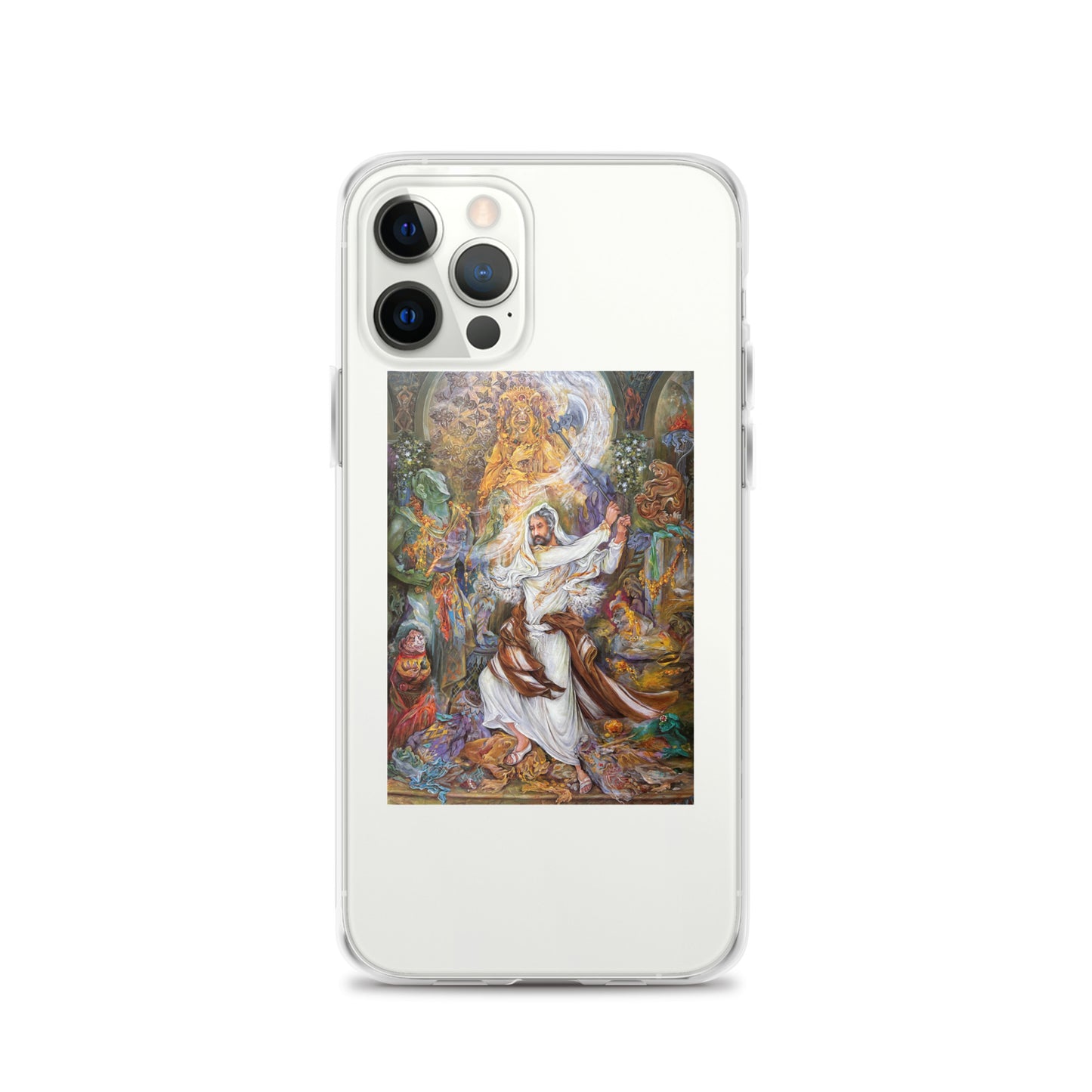 Abraham's iconoclastic Persian Painting iPhone Case | Rangi