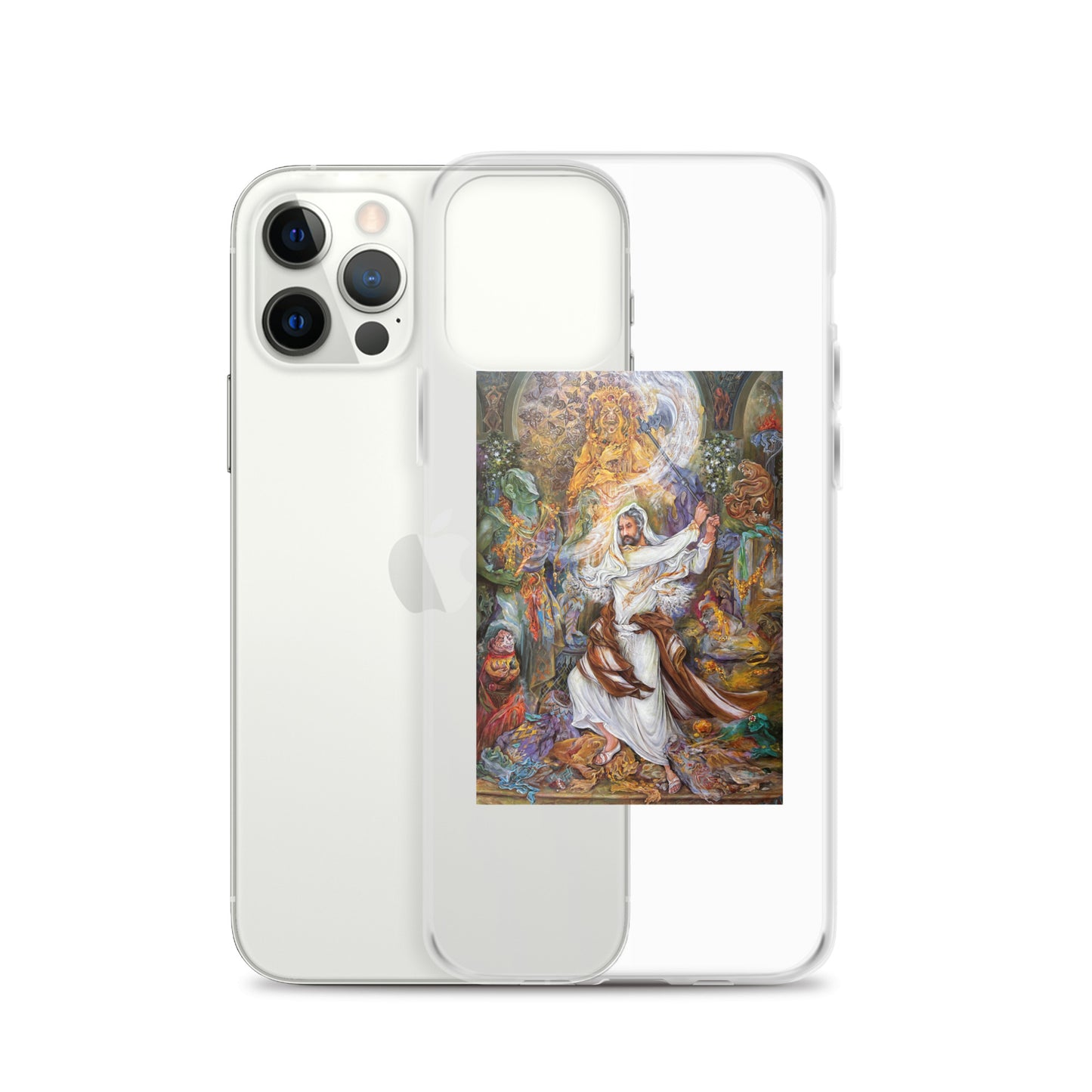 Abraham's iconoclastic Persian Painting iPhone Case | Rangi