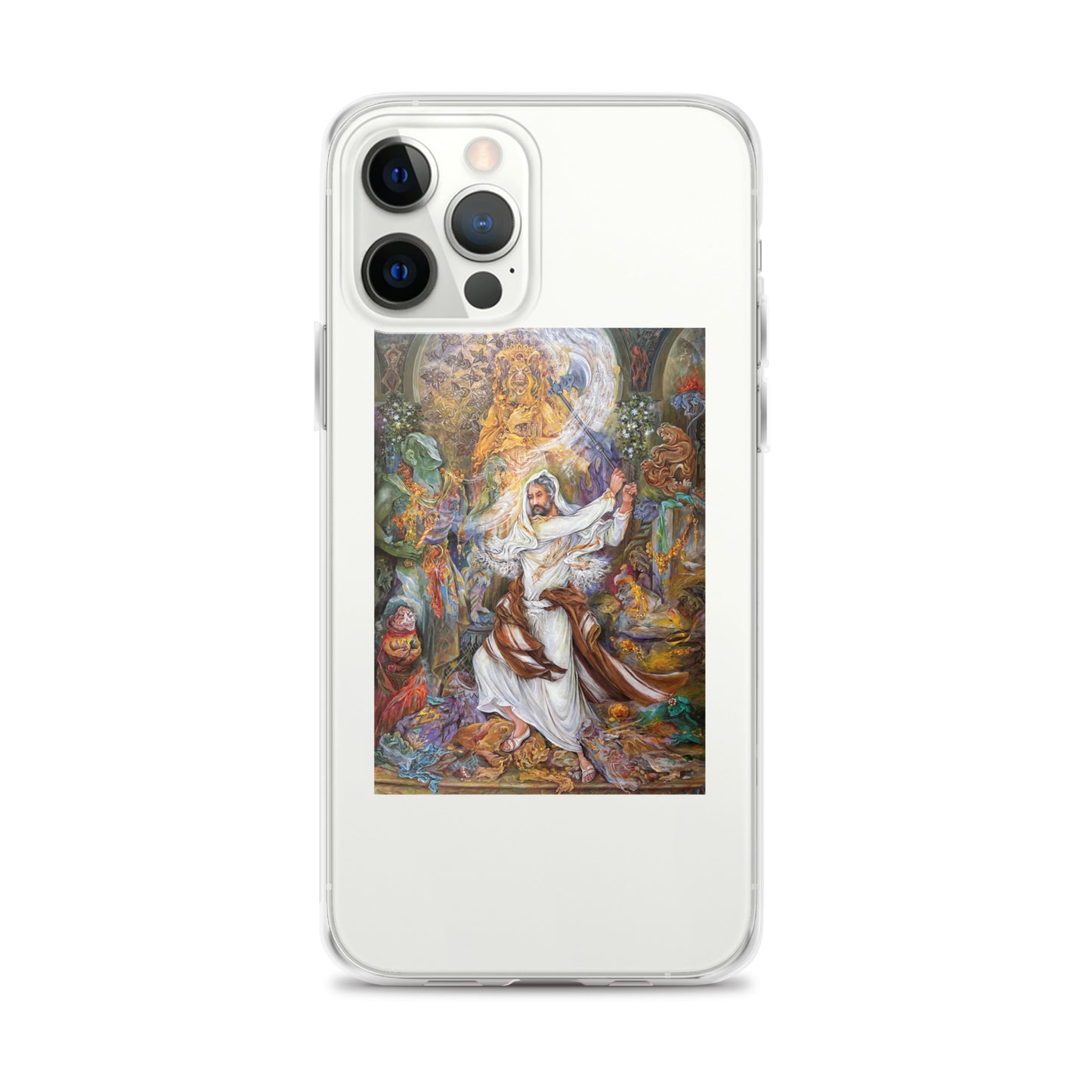 Abraham's iconoclastic Persian Painting iPhone Case | Rangi