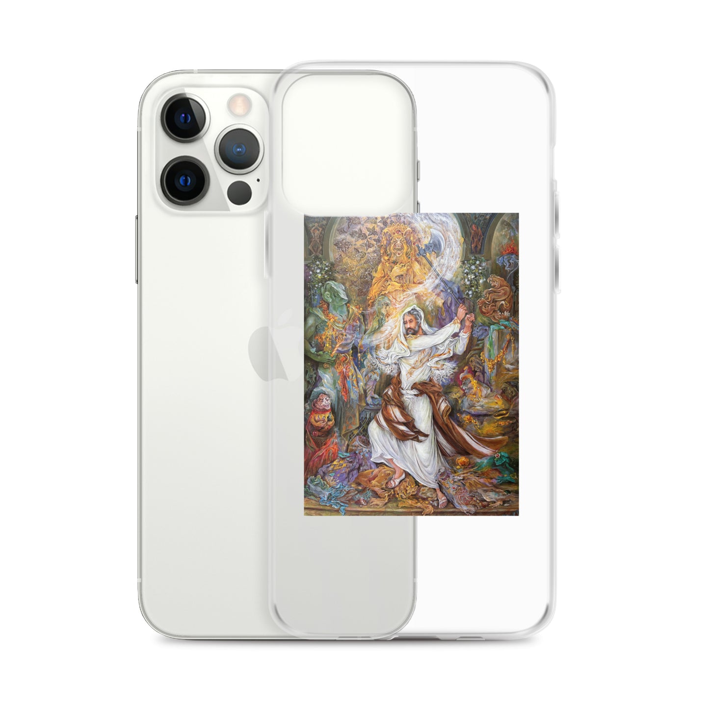 Abraham's iconoclastic Persian Painting iPhone Case | Rangi