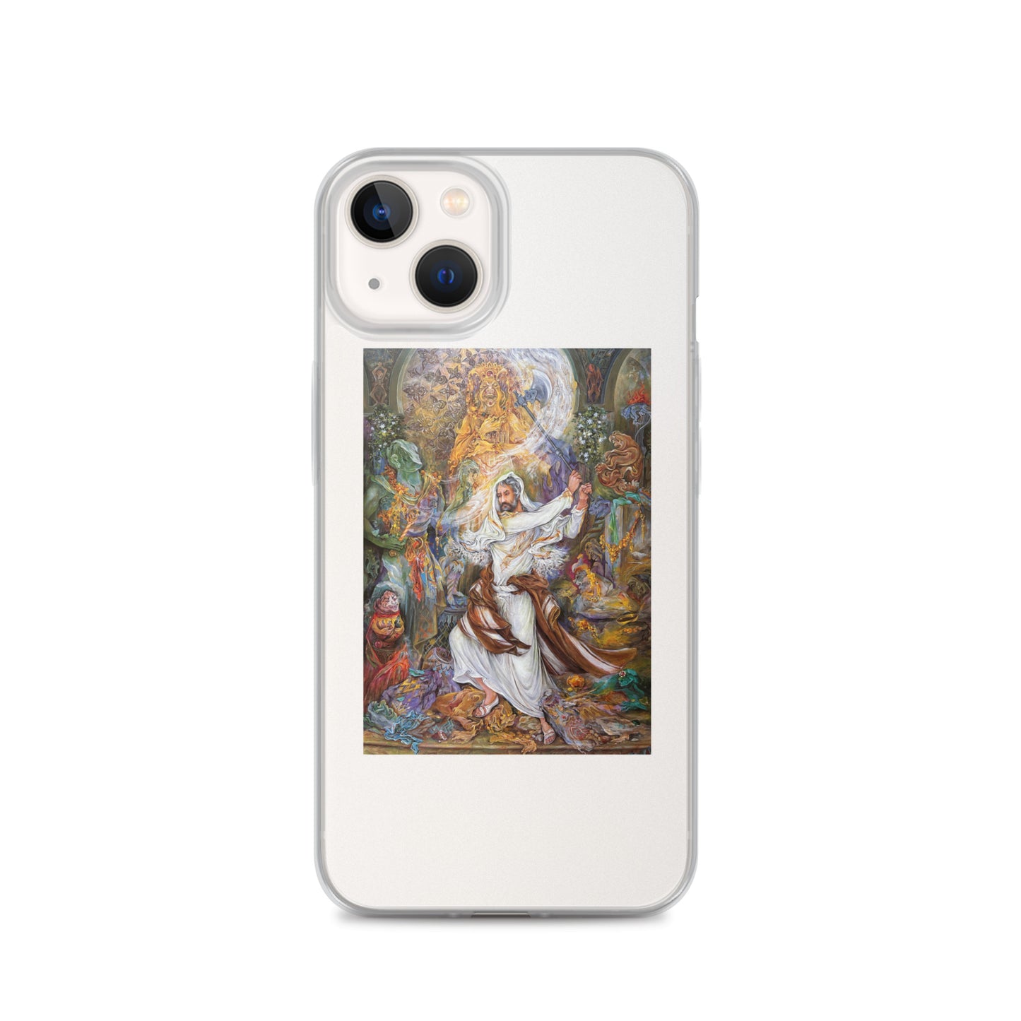 Abraham's iconoclastic Persian Painting iPhone Case | Rangi