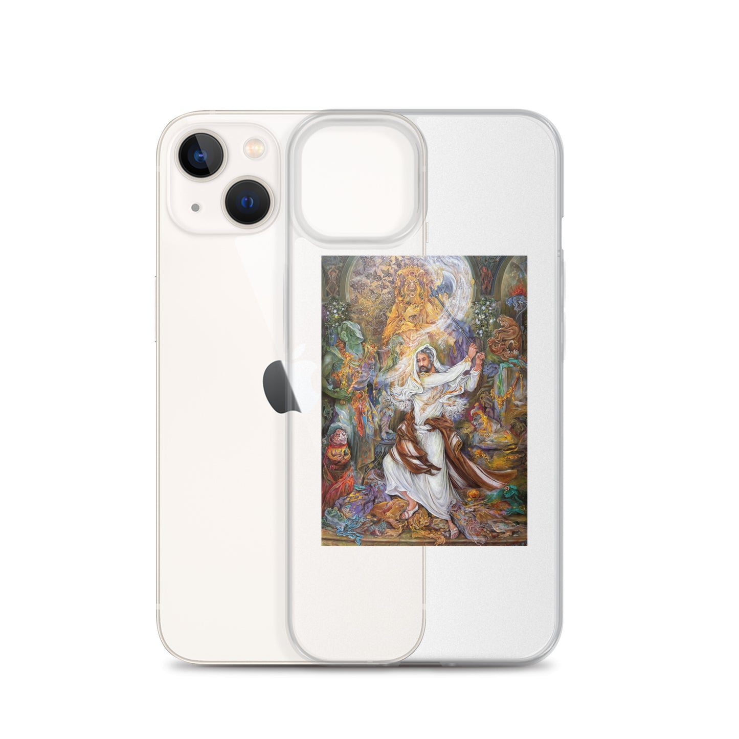 Abraham's iconoclastic Persian Painting iPhone Case | Rangi