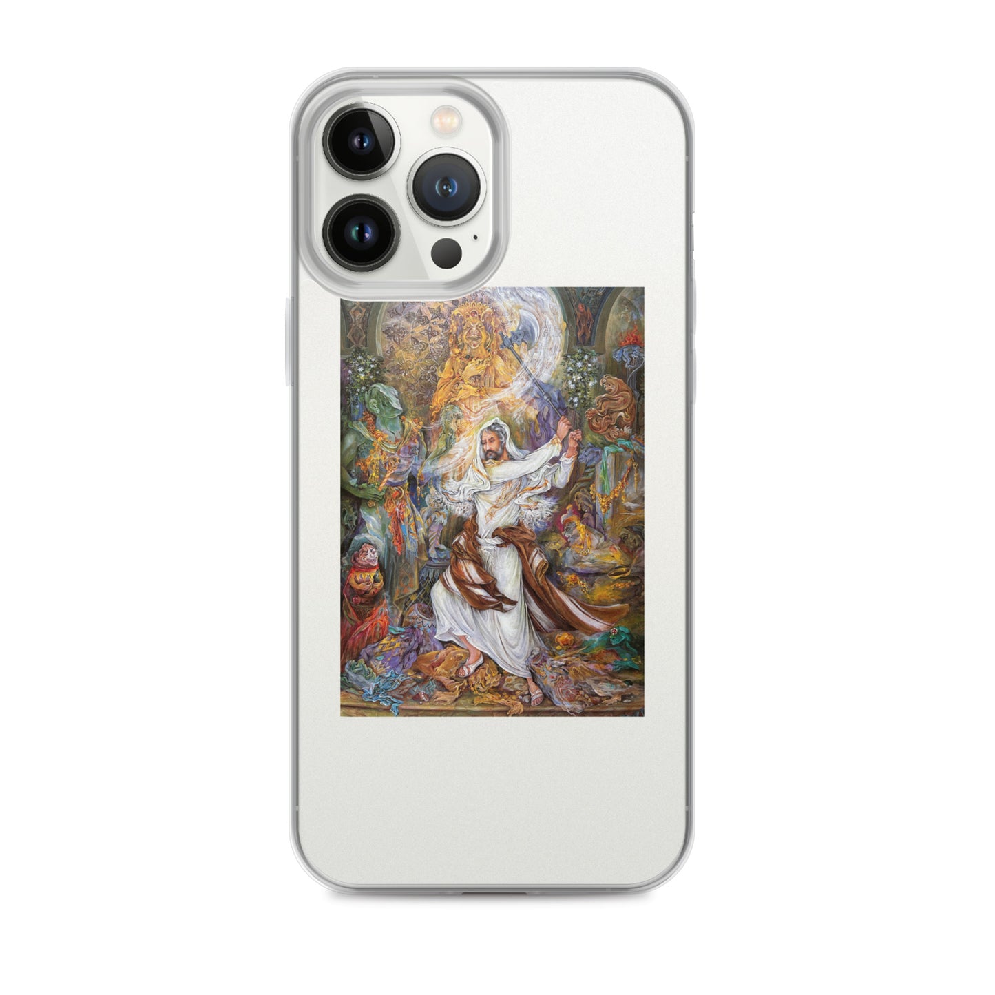 Abraham's iconoclastic Persian Painting iPhone Case | Rangi