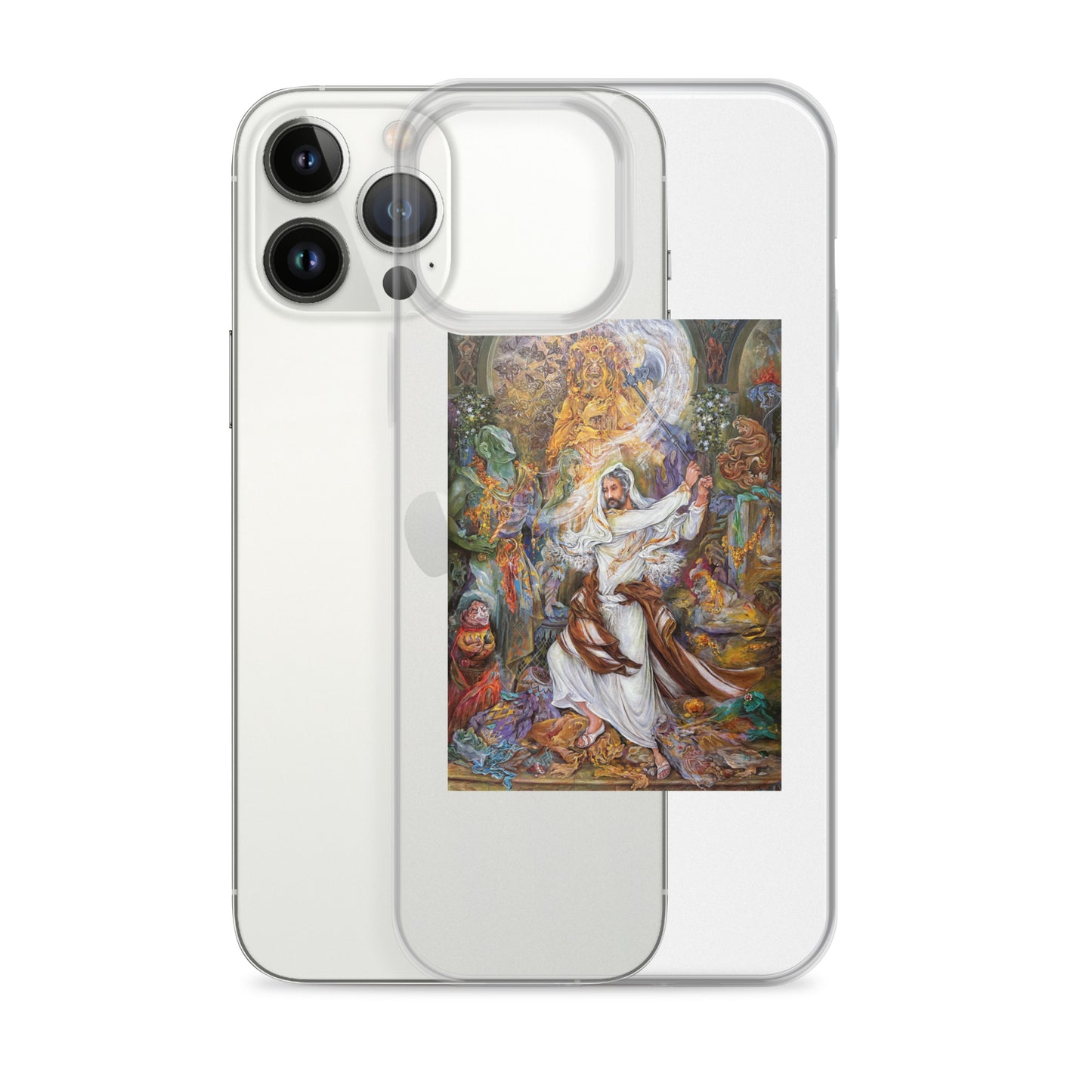 Abraham's iconoclastic Persian Painting iPhone Case | Rangi