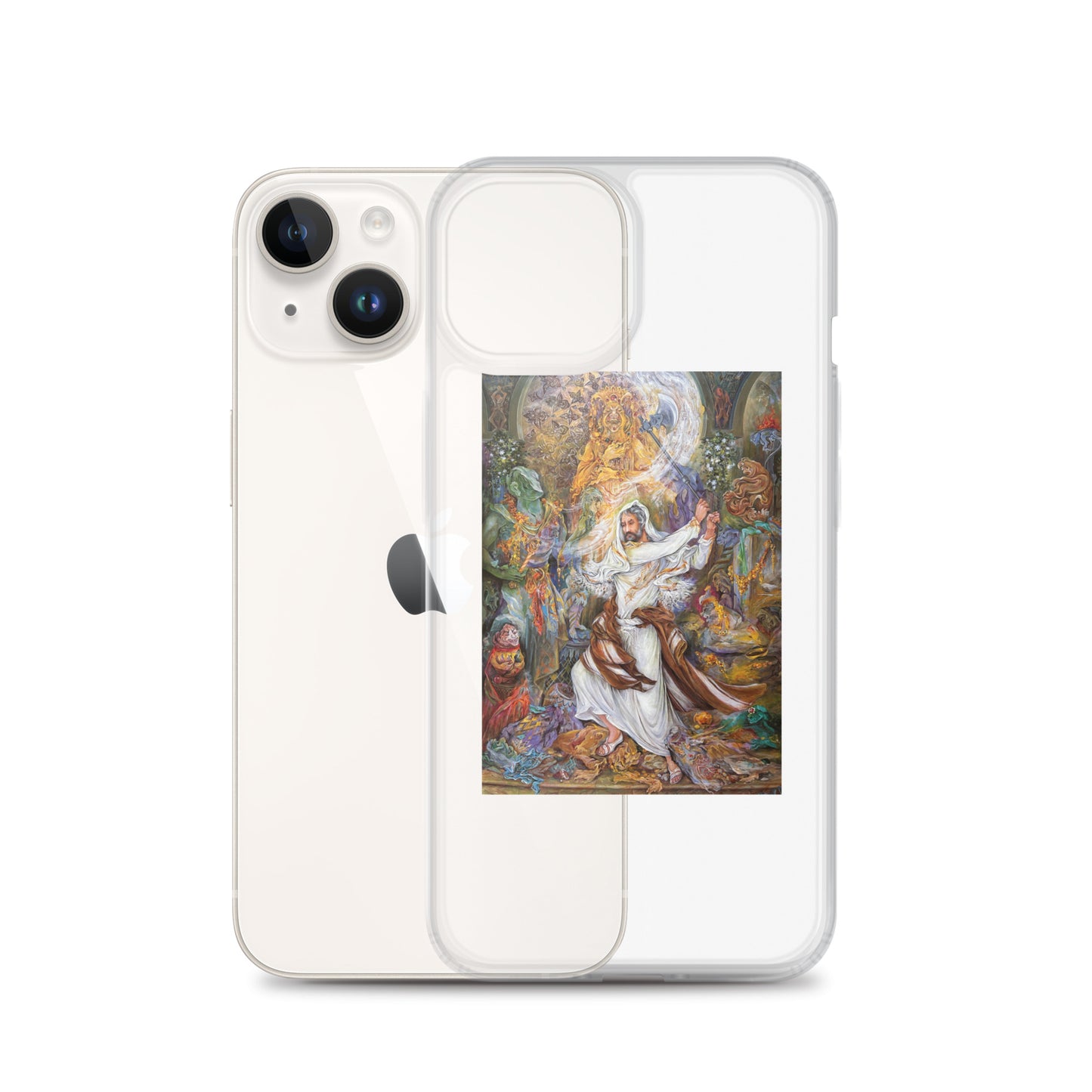 Abraham's iconoclastic Persian Painting iPhone Case | Rangi