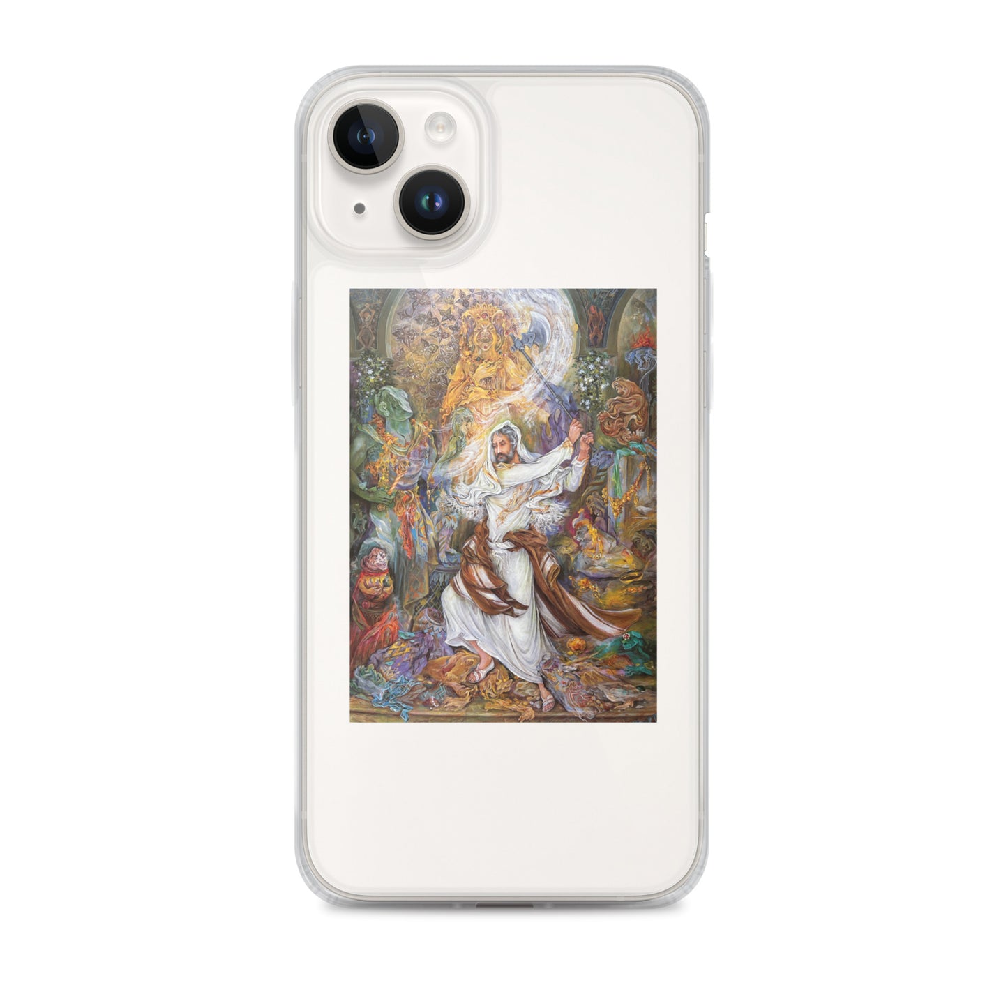 Abraham's iconoclastic Persian Painting iPhone Case | Rangi