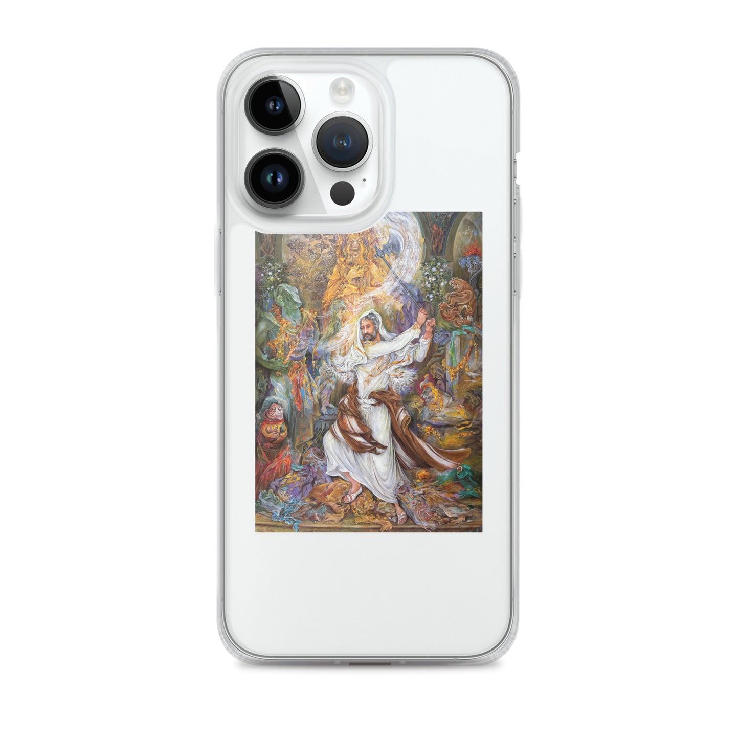 Abraham's iconoclastic Persian Painting iPhone Case | Rangi