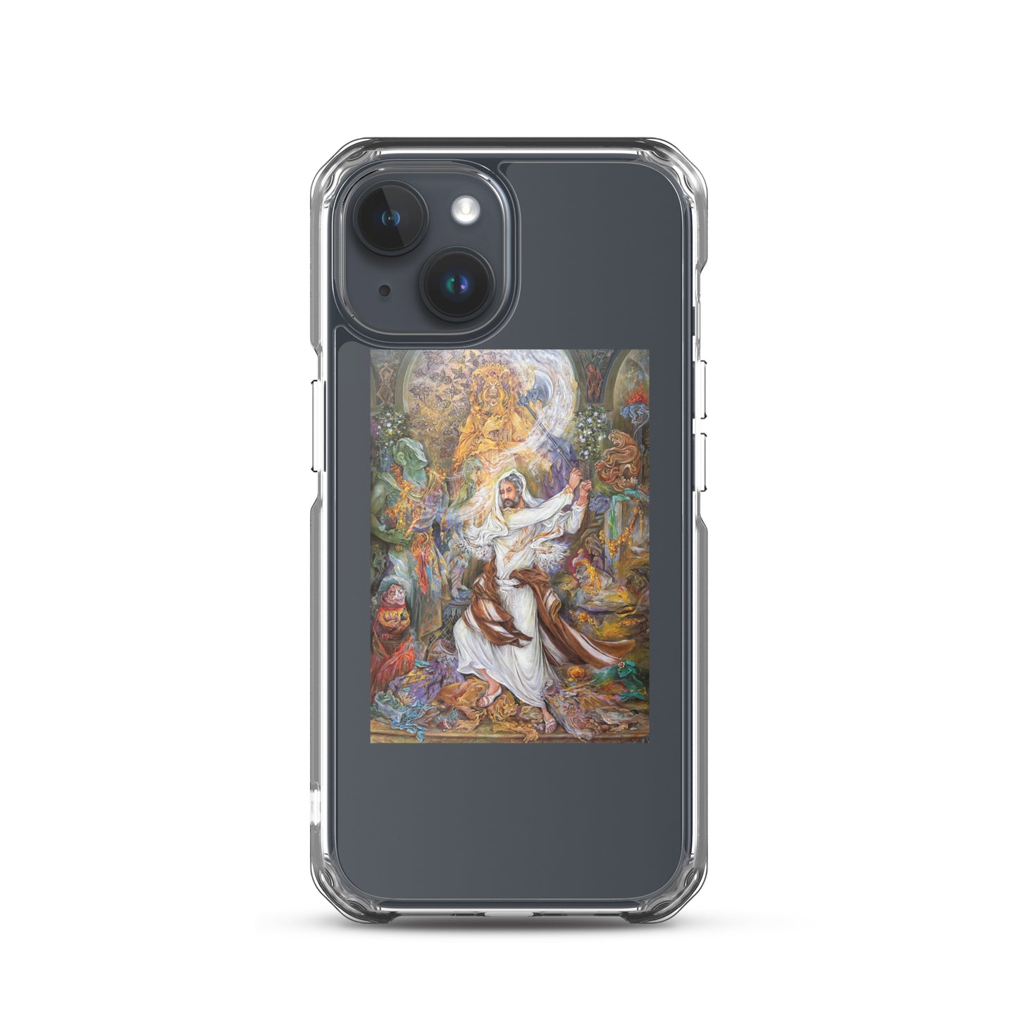 Abraham's iconoclastic Persian Painting iPhone Case | Rangi