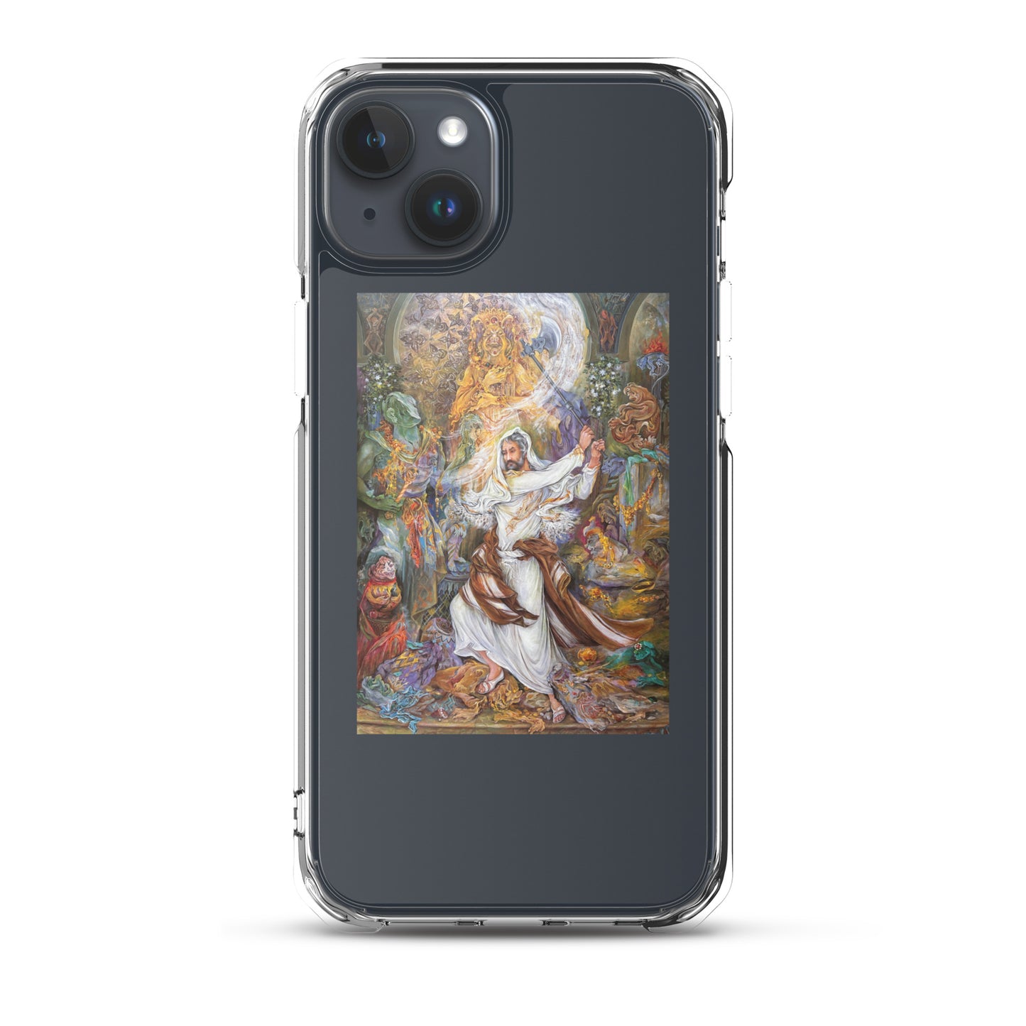 Abraham's iconoclastic Persian Painting iPhone Case | Rangi