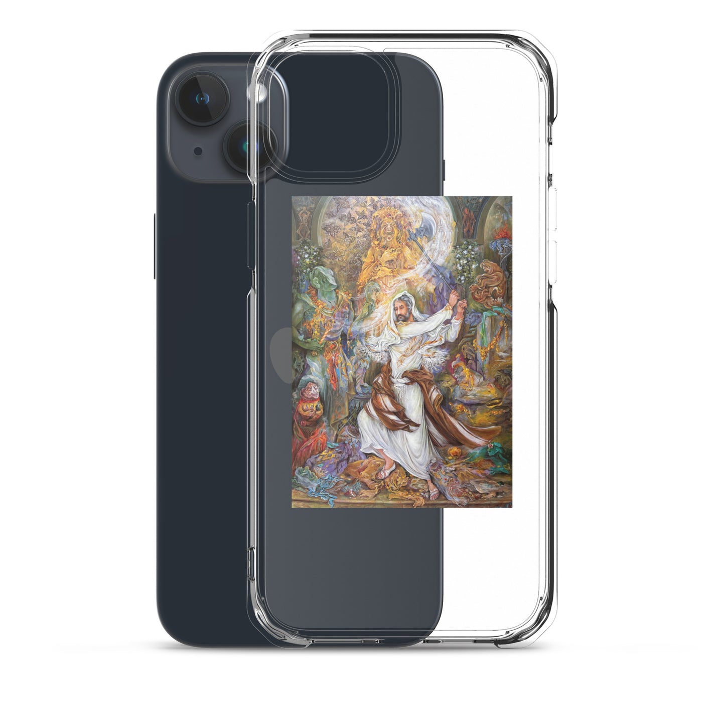 Abraham's iconoclastic Persian Painting iPhone Case | Rangi