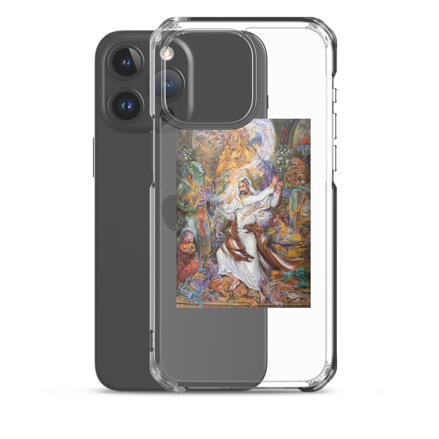 Abraham's iconoclastic Persian Painting iPhone Case | Rangi