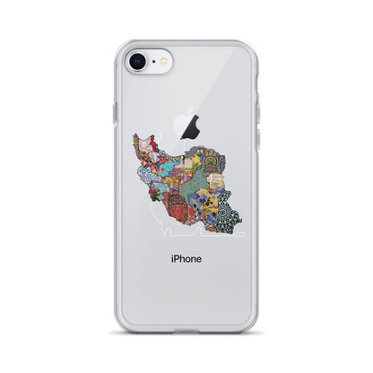 Iran Map iPhone Case | Rangi