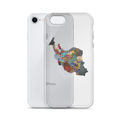 Iran Map iPhone Case | Rangi