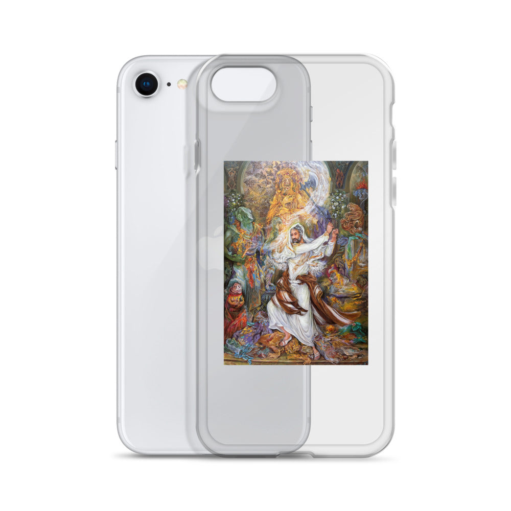 Abraham's iconoclastic Persian Painting iPhone Case | Rangi