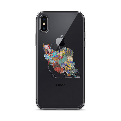 Iran Map iPhone Case | Rangi