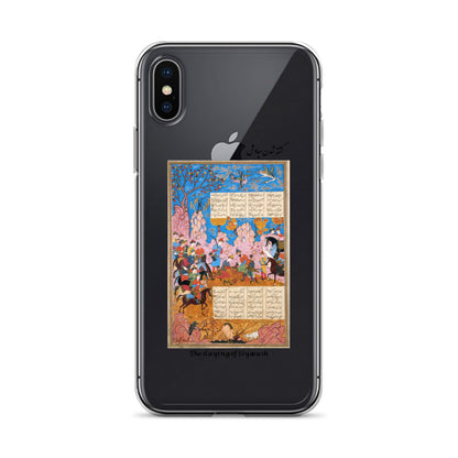 THE SLAYING OF SIYAVASH (Shahnameh) iPhone Case | Rangi