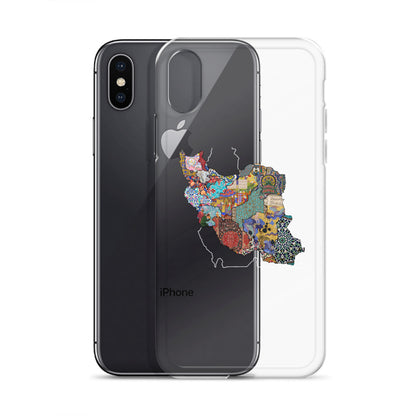 Iran Map iPhone Case | Rangi