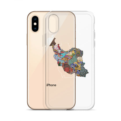 Iran Map iPhone Case | Rangi