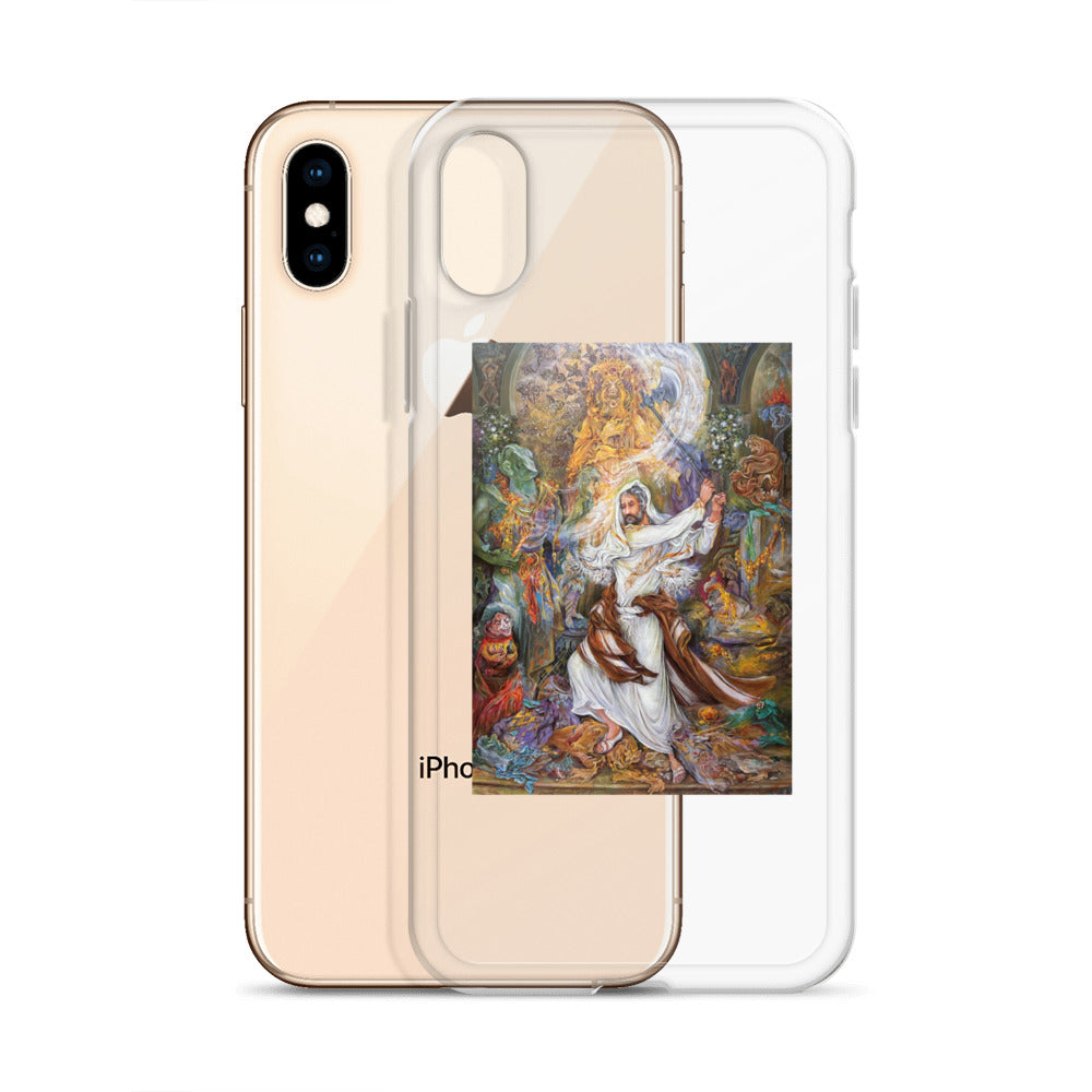 Abraham's iconoclastic Persian Painting iPhone Case | Rangi