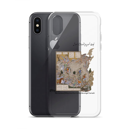 THE RESCUE OF KHUSRAU PARVIZ BY THE ANGEL SURUSH (Shahnameh) iPhone Case | Rangi