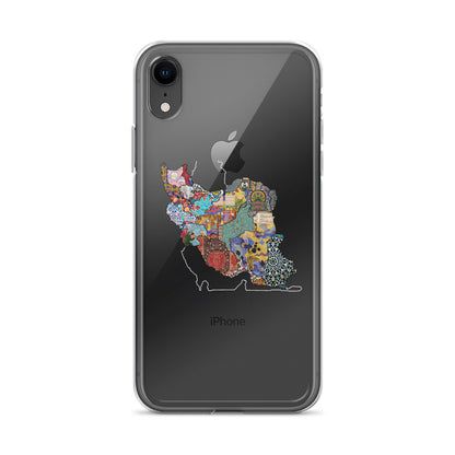 Iran Map iPhone Case | Rangi