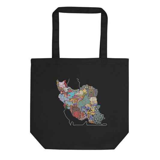 Iran Map Eco Tote Bag | Rangi