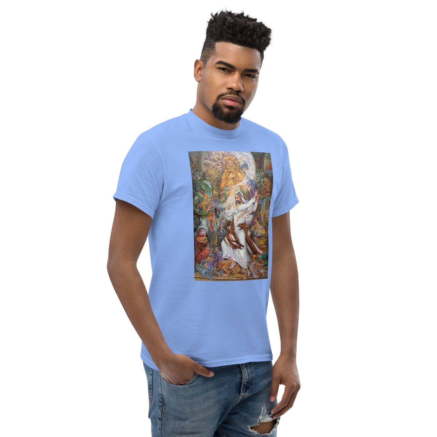 Abraham's iconoclastic Persian Painting T-Shirt | Rangi