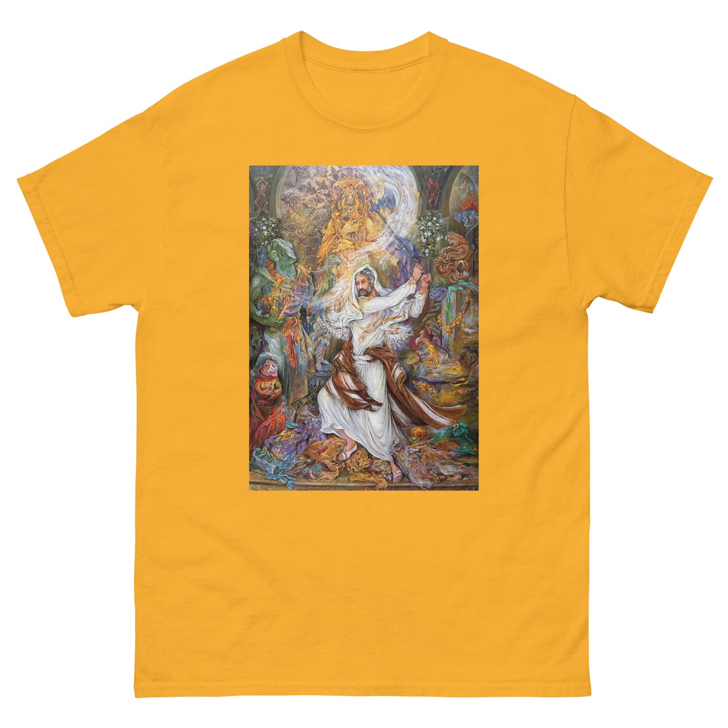 Abraham's iconoclastic Persian Painting T-Shirt | Rangi