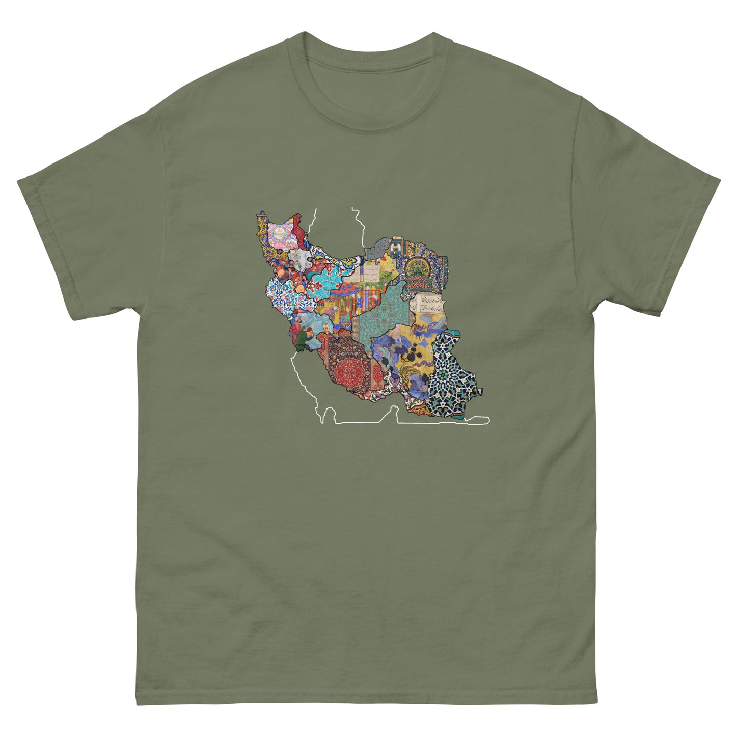 Iran Map T-Shirt | Rangi