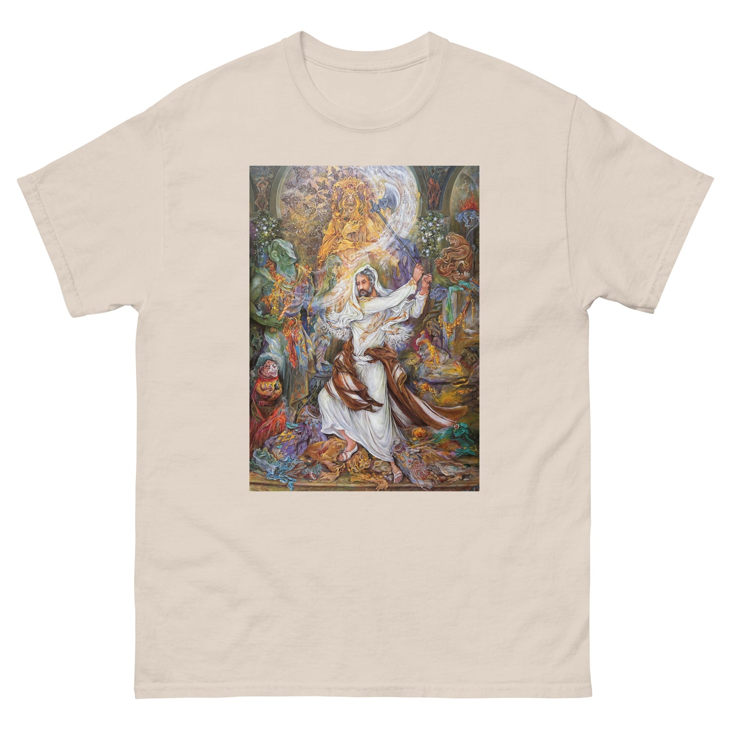 Abraham's iconoclastic Persian Painting T-Shirt | Rangi