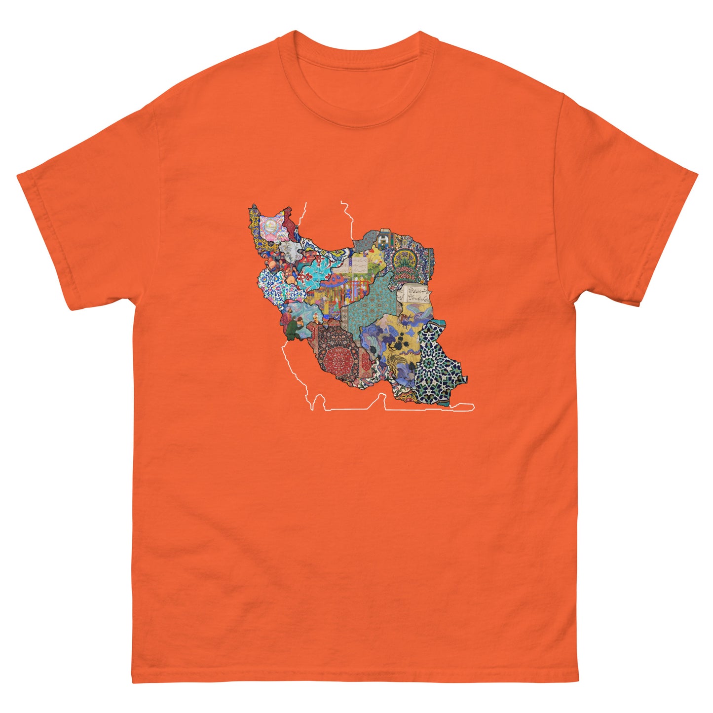 Iran Map T-Shirt | Rangi