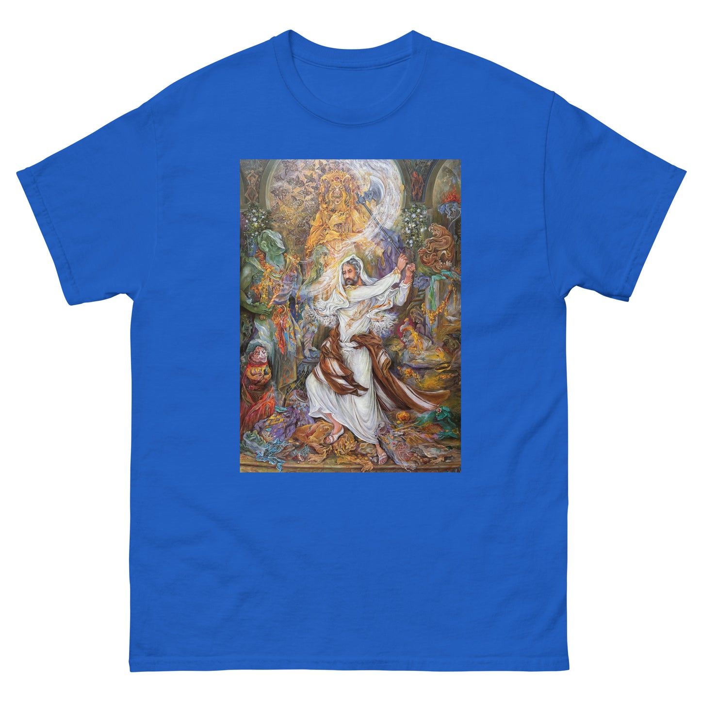 Abraham's iconoclastic Persian Painting T-Shirt | Rangi