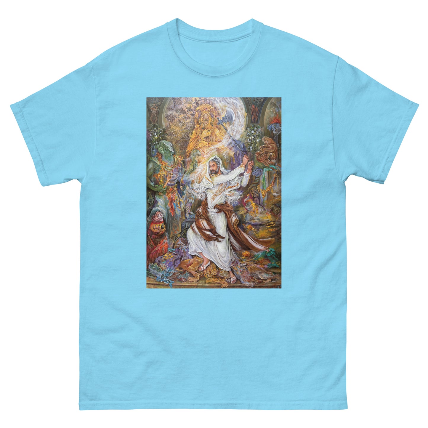 Abraham's iconoclastic Persian Painting T-Shirt | Rangi