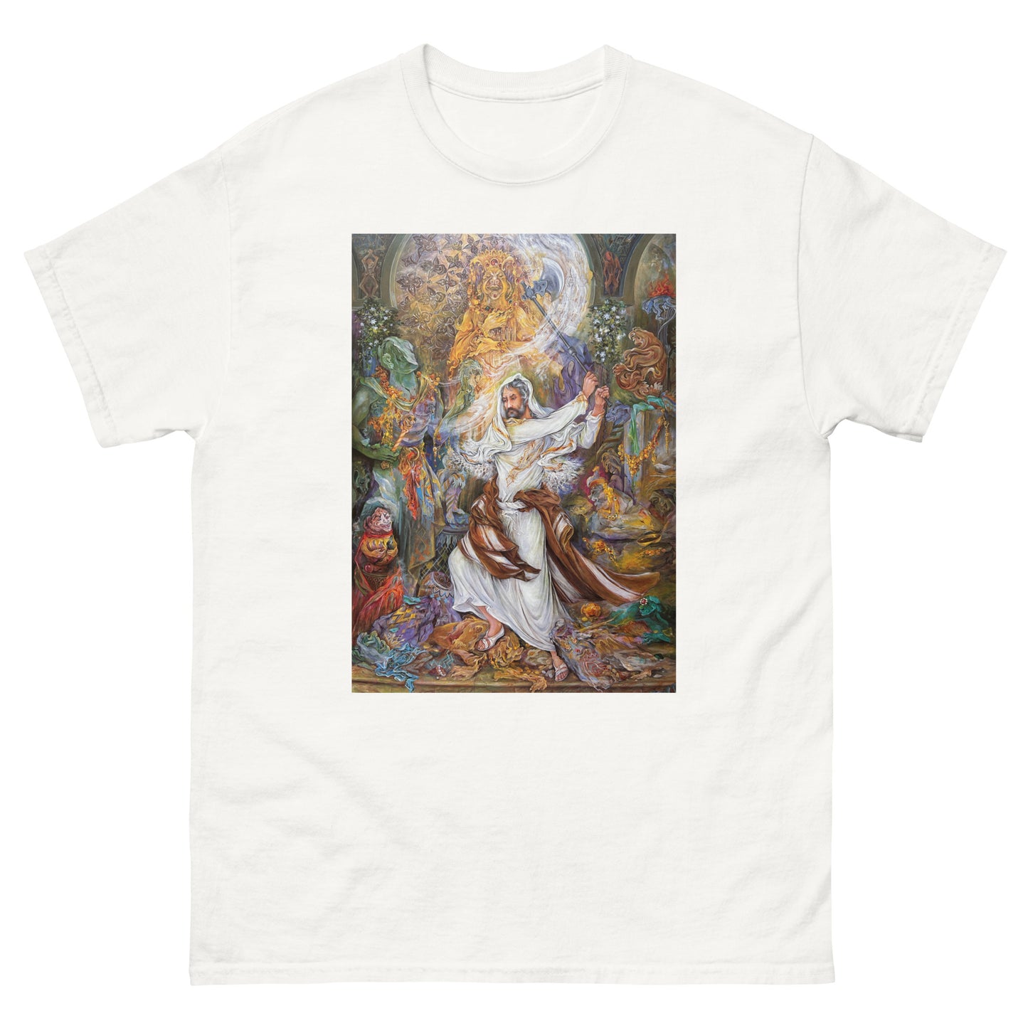 Abraham's iconoclastic Persian Painting T-Shirt | Rangi