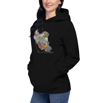 Iran Map Hoodie | Rangi