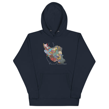 Iran Map Hoodie | Rangi