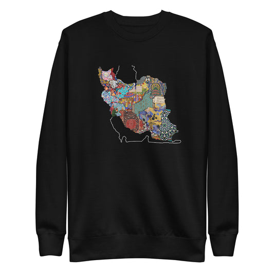 Iran Map Sweatshirt | Rangi