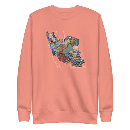 Iran Map Sweatshirt | Rangi