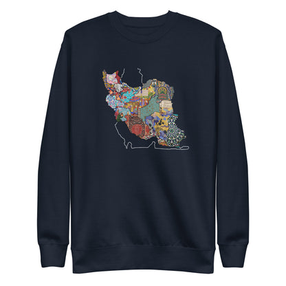 Iran Map Sweatshirt | Rangi