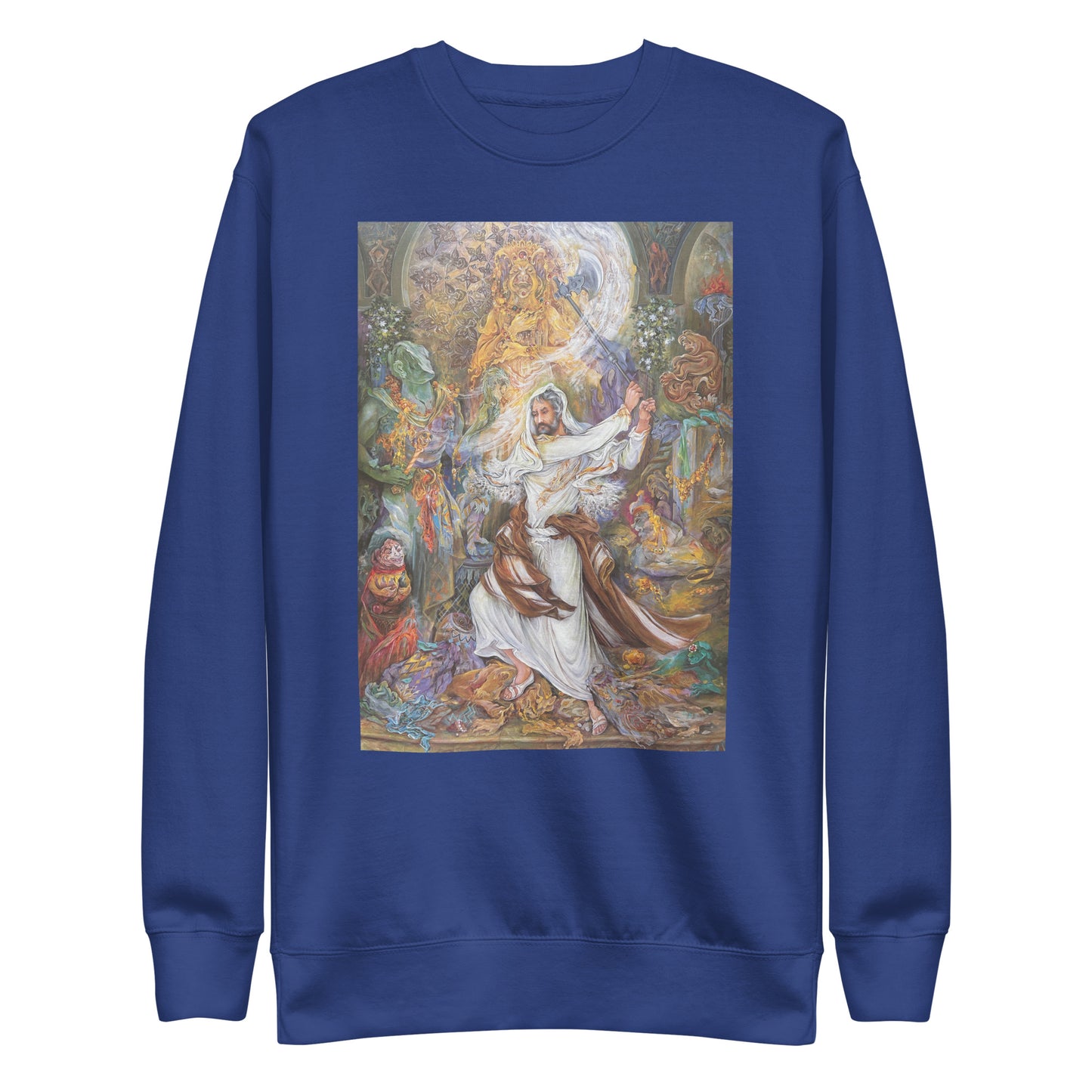 Abraham's iconoclastic Persian Painting Sweatshirt | Rangi