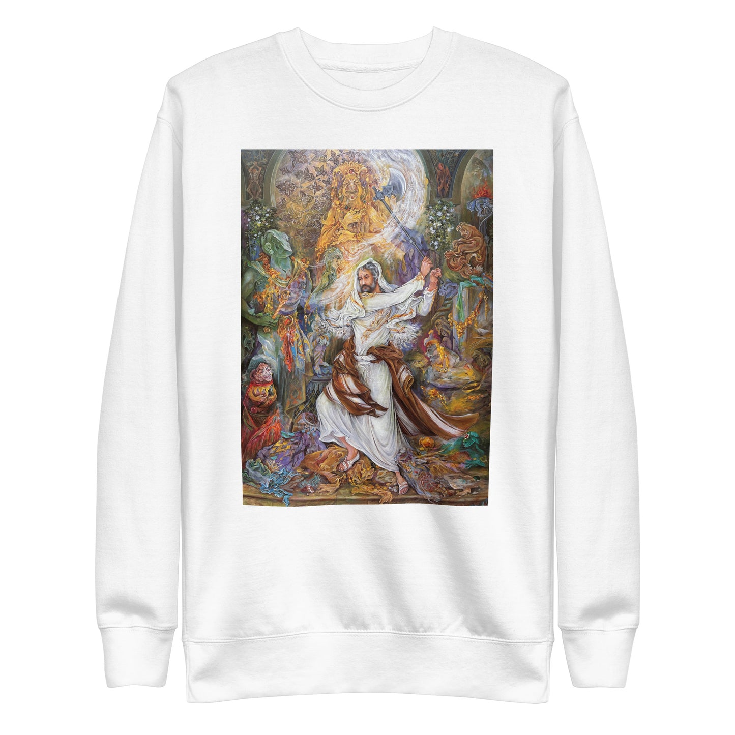 Abraham's iconoclastic Persian Painting Sweatshirt | Rangi