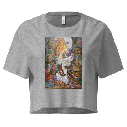 Abraham's iconoclastic Persian Painting Women’s crop top | Rangi