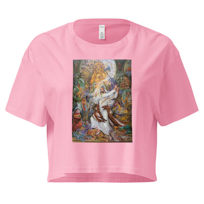 Abraham's iconoclastic Persian Painting Women’s crop top | Rangi