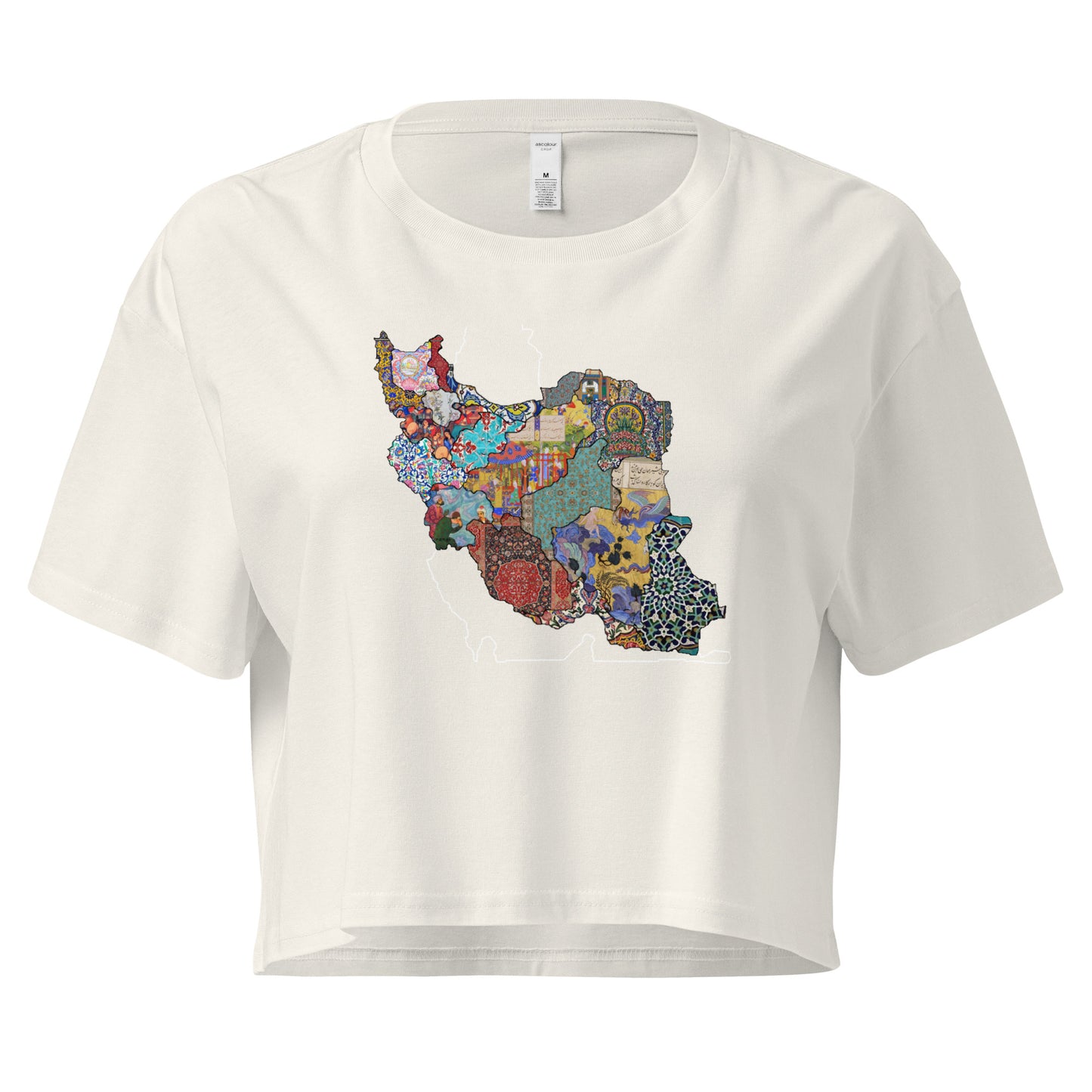 Iran Map Women’s crop top | Rangi