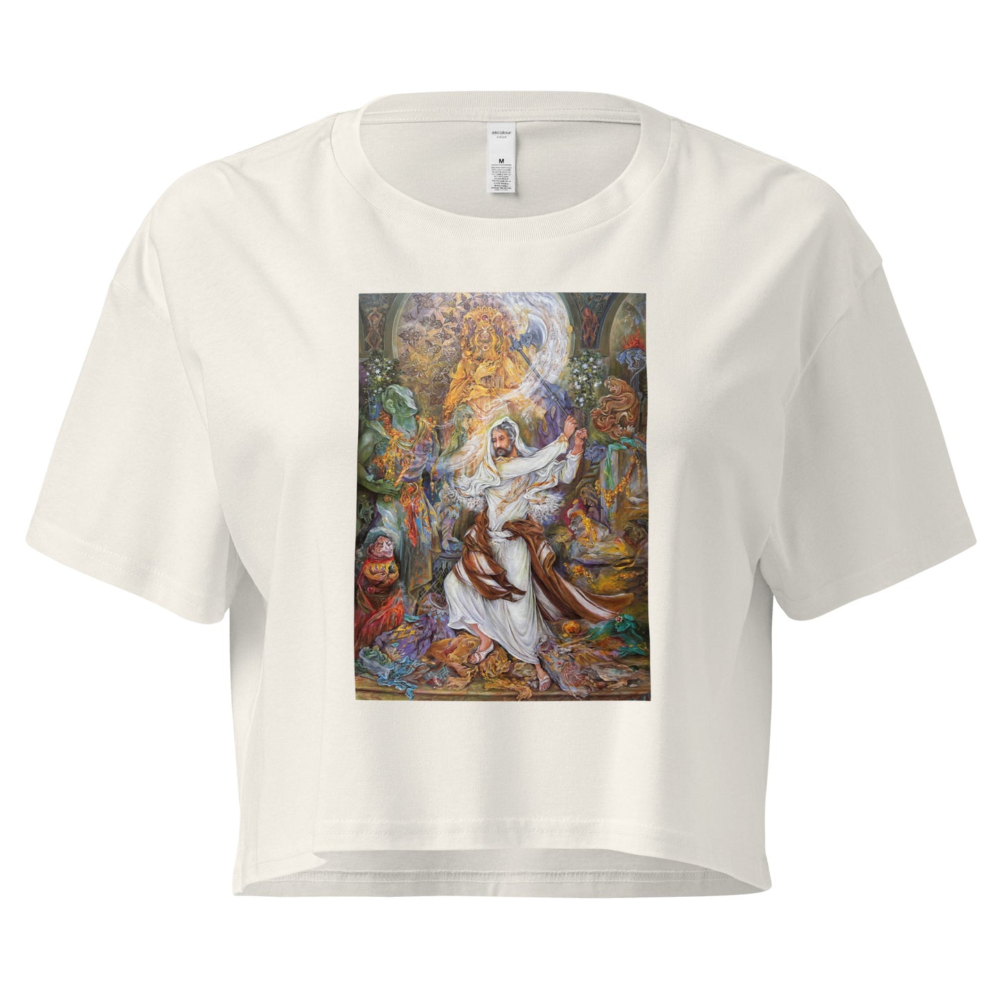 Abraham's iconoclastic Persian Painting Women’s crop top | Rangi