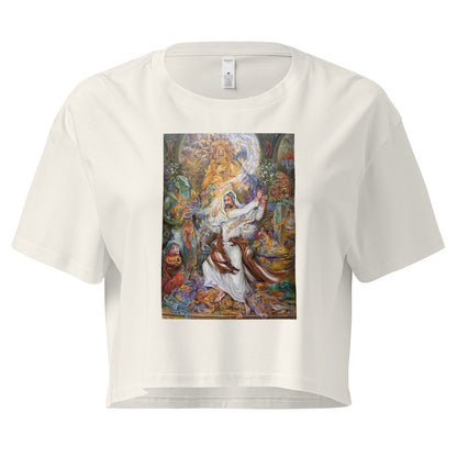 Abraham's iconoclastic Persian Painting Women’s crop top | Rangi