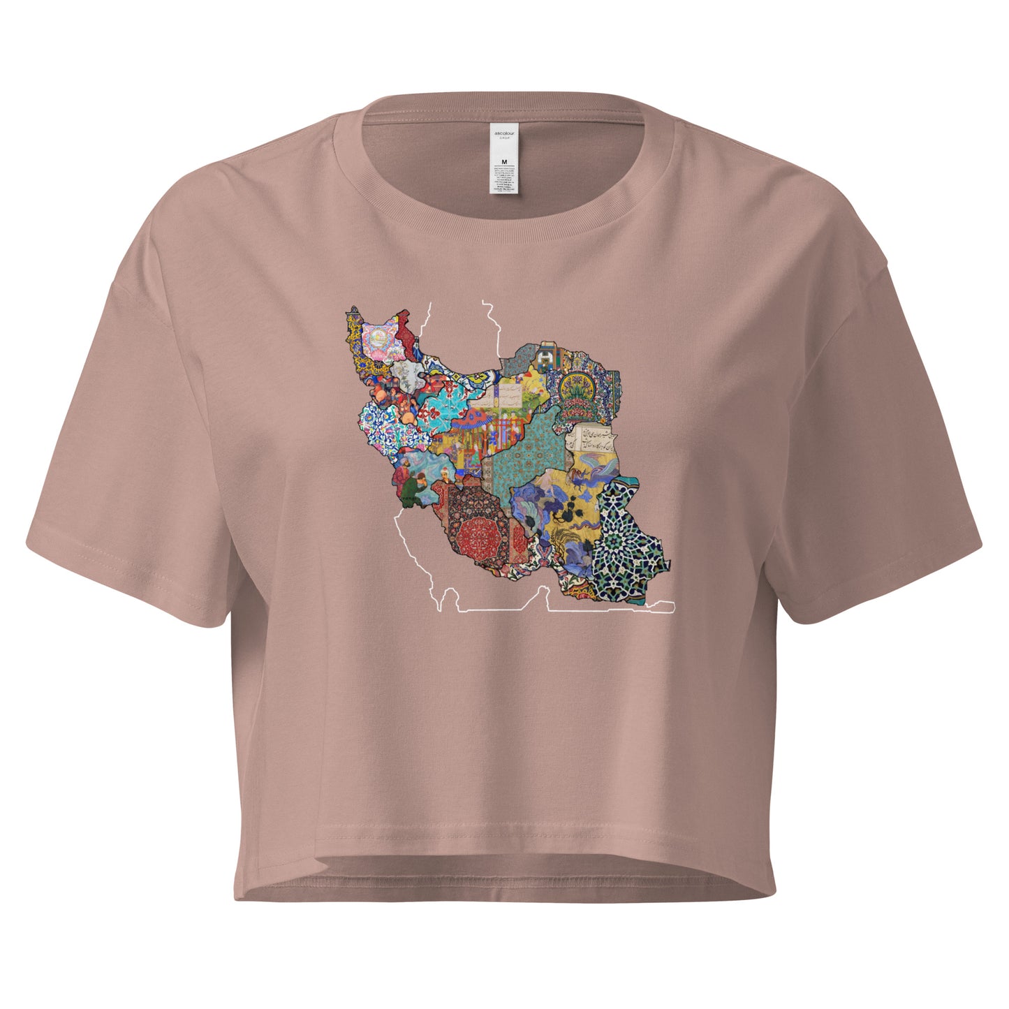 Iran Map Women’s crop top | Rangi